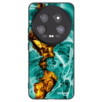 Picasee crna silikonska maskica za Xiaomi 14 Ultra - Goldsky