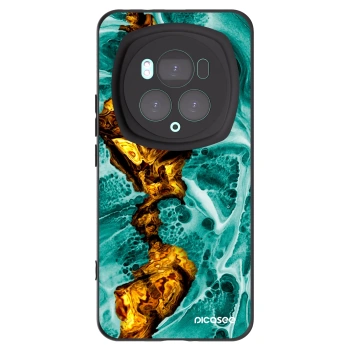 Picasee crna silikonska maskica za Honor Magic6 Pro - Goldsky