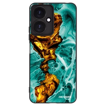 Picasee crna silikonska maskica za Xiaomi Redmi 13C 5G - Goldsky