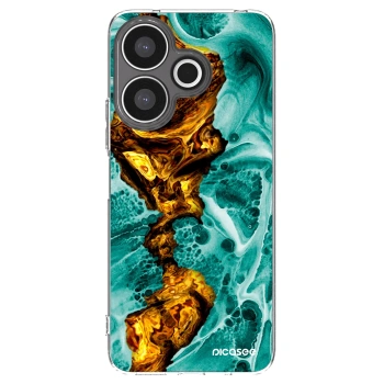 Picasee silikonska prozirna maskica za Xiaomi Redmi 13 4G - Goldsky