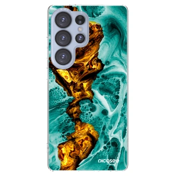 Picasee silikonska prozirna maskica za Samsung Galaxy S25 Ultra 5G - Goldsky