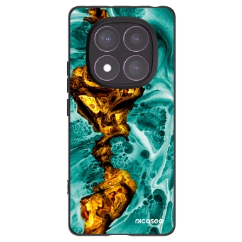 Picasee crna silikonska maskica za Xiaomi Redmi Note 14 Pro 4G - Goldsky
