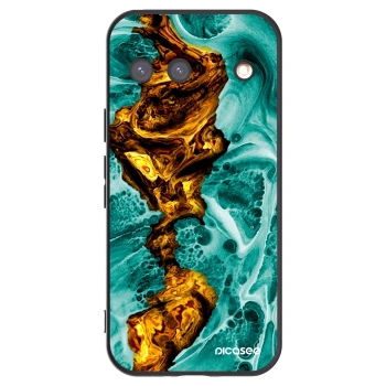 Picasee crna silikonska maskica za Google Pixel 9 - Goldsky