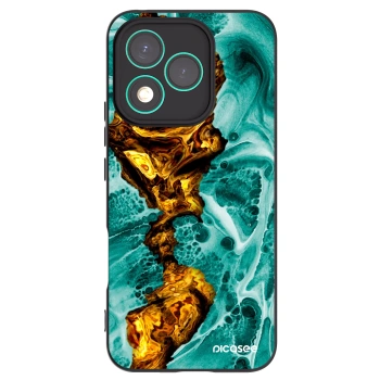 Picasee crna silikonska maskica za Honor 400 Lite 5G - Goldsky