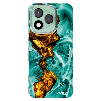 Picasee silikonska prozirna maskica za Honor 400 Lite 5G - Goldsky