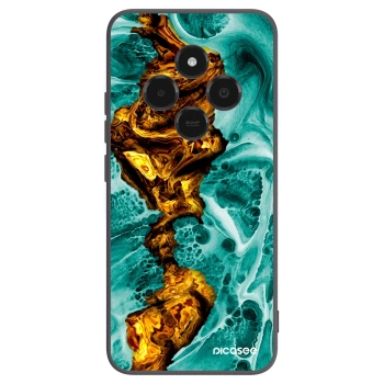Picasee crna silikonska maskica za Xiaomi Poco C75 - Goldsky
