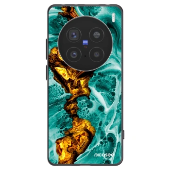 Picasee crna silikonska maskica za Vivo X200 Pro - Goldsky