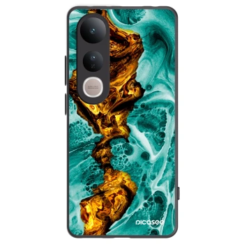 Picasee crna silikonska maskica za Vivo V50 Lite 5G - Goldsky