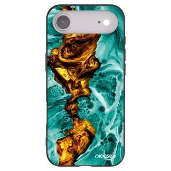Picasee crna silikonska maskica za Apple iPhone Air - Goldsky