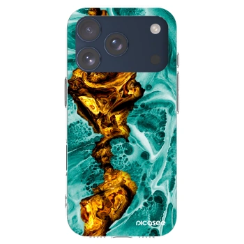 Picasee silikonska prozirna maskica za Apple iPhone 17 Pro - Goldsky
