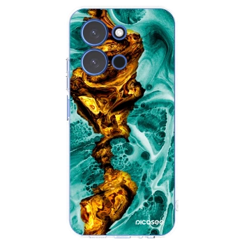 Picasee silikonska prozirna maskica za Xiaomi Redmi 15C 4G - Goldsky