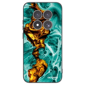 Picasee crna silikonska maskica za Xiaomi Redmi Note 15 Pro 4G - Goldsky