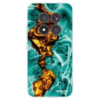 Picasee silikonska prozirna maskica za Xiaomi Redmi Note 15 Pro+ - Goldsky