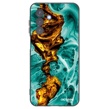 Picasee crna silikonska maskica za Samsung Galaxy A17 5G - Goldsky