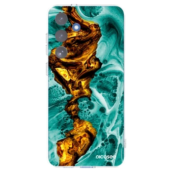 Picasee silikonska prozirna maskica za Samsung Galaxy S25 FE 5G - Goldsky