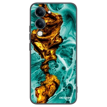 Picasee crna silikonska maskica za Vivo Y29s 5G - Goldsky