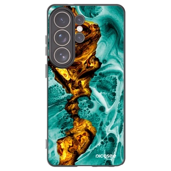 Picasee crna silikonska maskica za Samsung Galaxy S26 Ultra - Goldsky