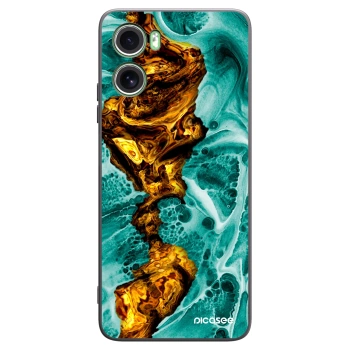 Picasee crna silikonska maskica za Motorola Moto G06 - Goldsky