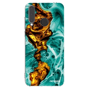 Picasee silikonska prozirna maskica za Honor 20 Lite - Goldsky