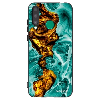 Picasee crna silikonska maskica za Honor 20 Lite - Goldsky