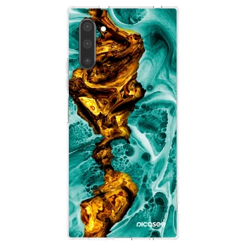Picasee silikonska prozirna maskica za Samsung Galaxy Note 10 N970F - Goldsky