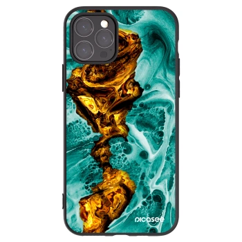 Picasee crna silikonska maskica za Apple iPhone 11 Pro - Goldsky