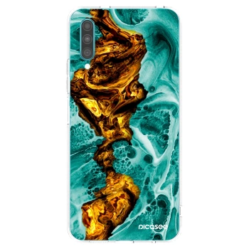 Picasee silikonska prozirna maskica za Samsung Galaxy A30s A307F - Goldsky