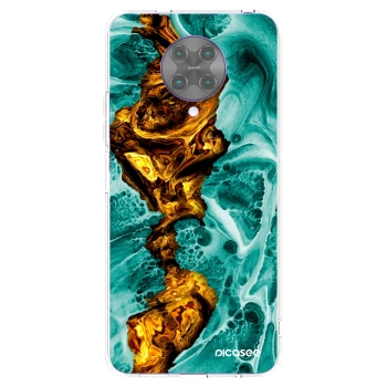 Picasee silikonska prozirna maskica za Xiaomi Poco F2 Pro - Goldsky