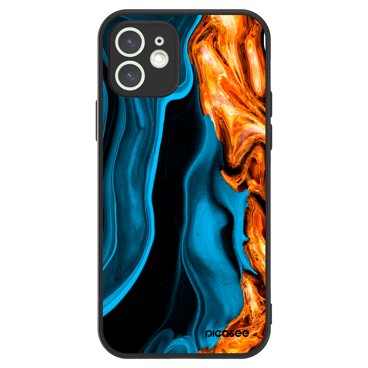 Picasee ULTIMATE CASE za Apple iPhone 12 - Gold blue