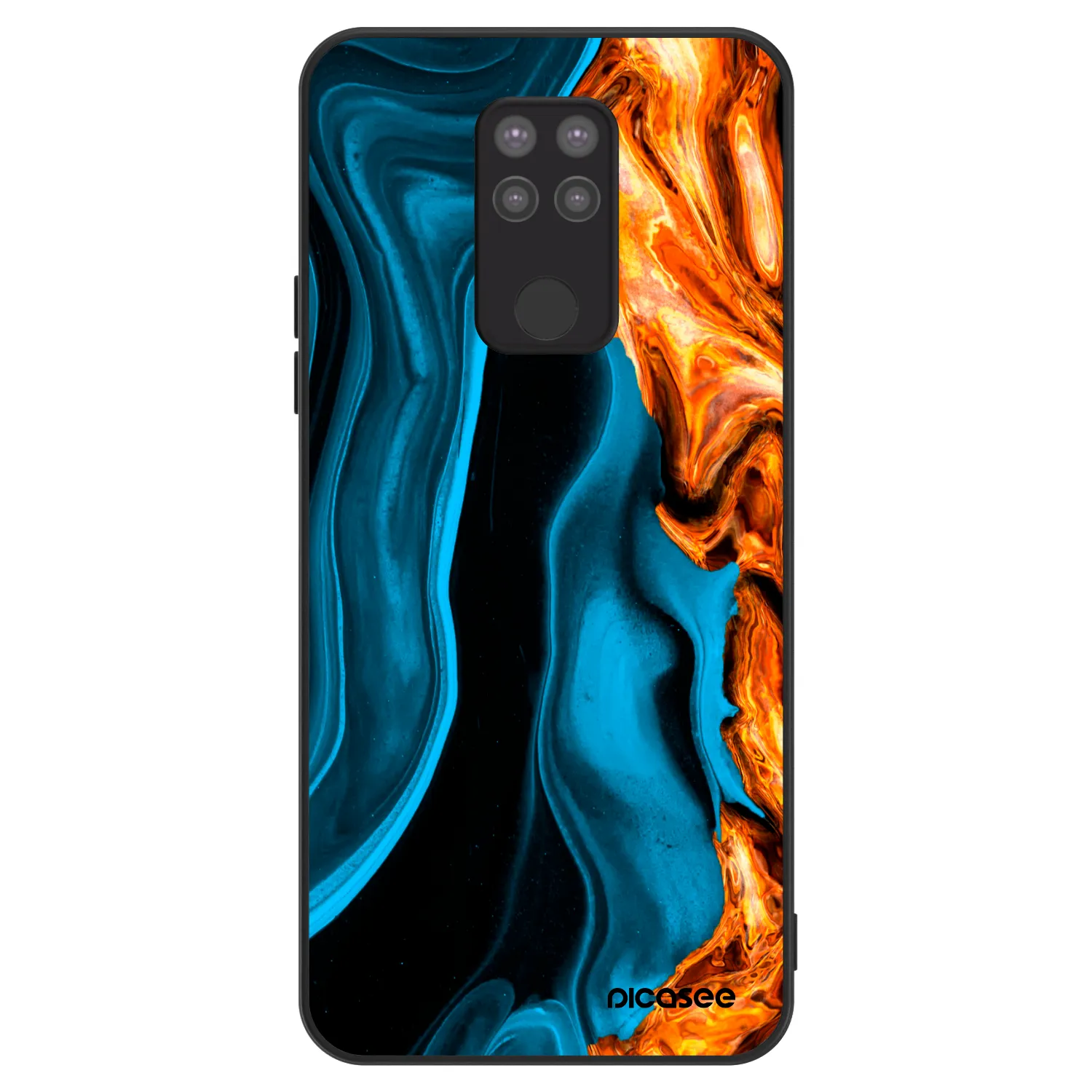 Picasee ULTIMATE CASE za Xiaomi Redmi Note 9 - Gold blue