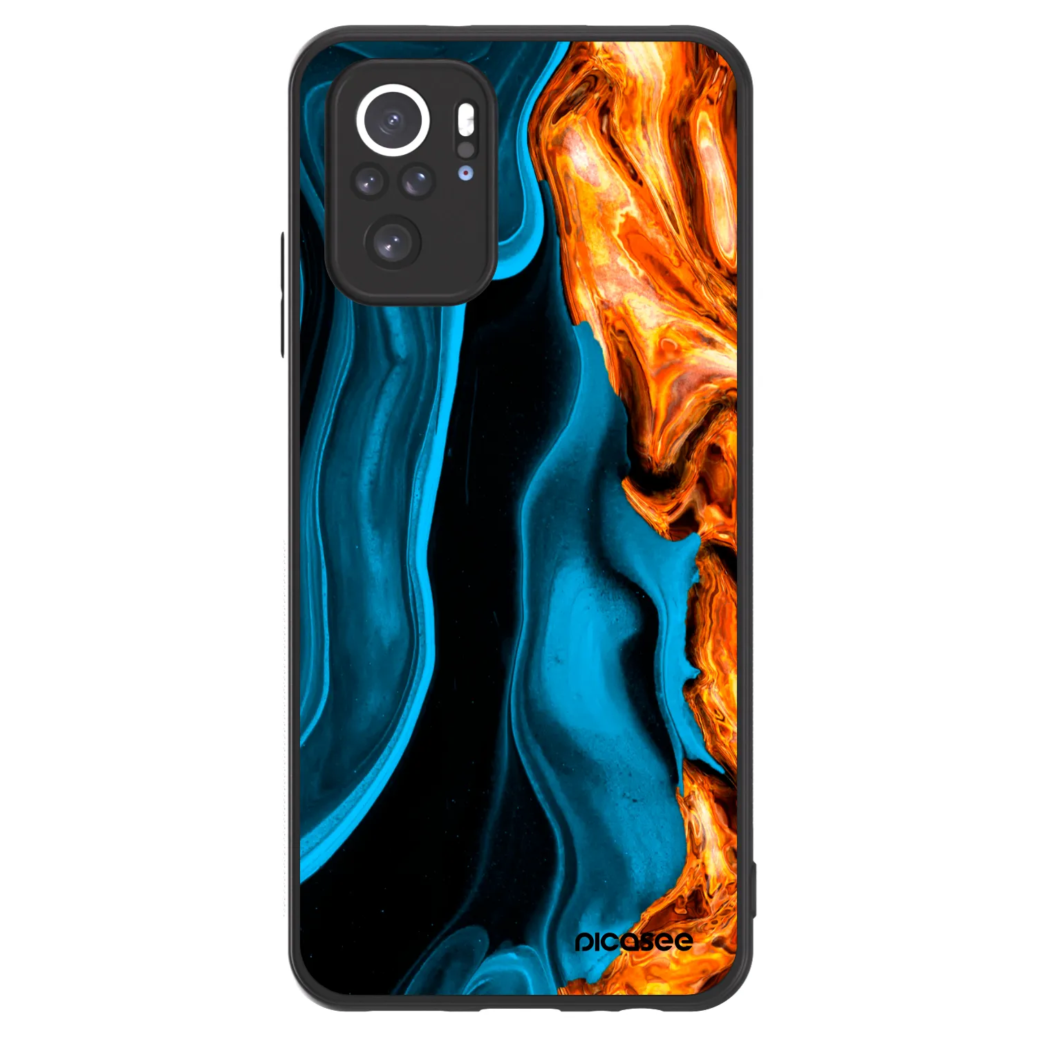 Picasee ULTIMATE CASE za Xiaomi Redmi Note 10 - Gold blue