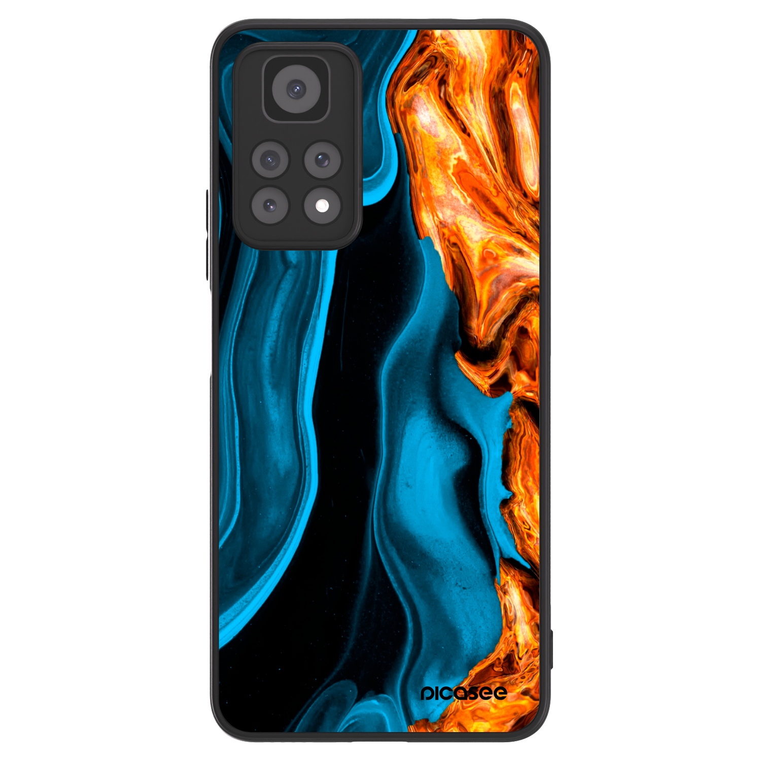 Picasee ULTIMATE CASE za Xiaomi Redmi Note 11 Pro 5G - Gold blue