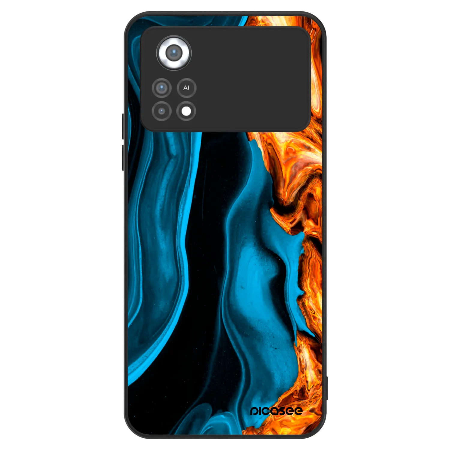 Picasee ULTIMATE CASE za Xiaomi Poco X4 Pro 5G - Gold blue