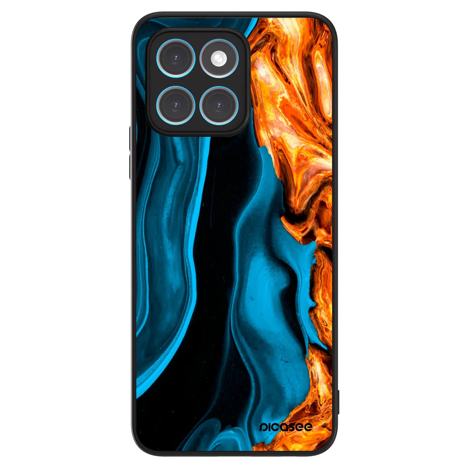 Picasee ULTIMATE CASE za Honor X8 4G - Gold blue