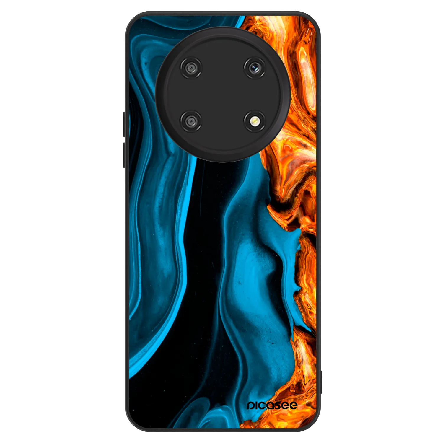 Picasee ULTIMATE CASE za Honor Magic4 Lite 5G - Gold blue