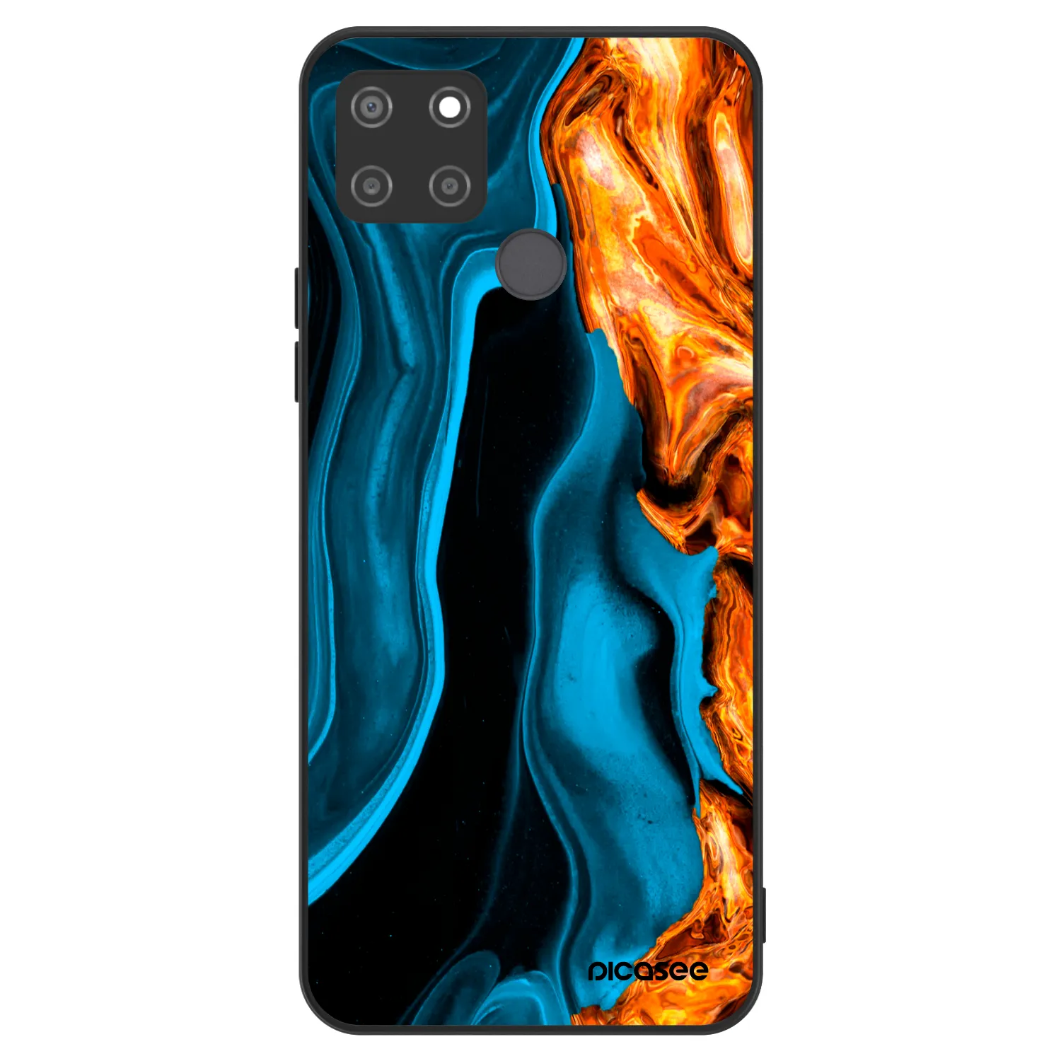 Picasee ULTIMATE CASE za Realme C21Y - Gold blue