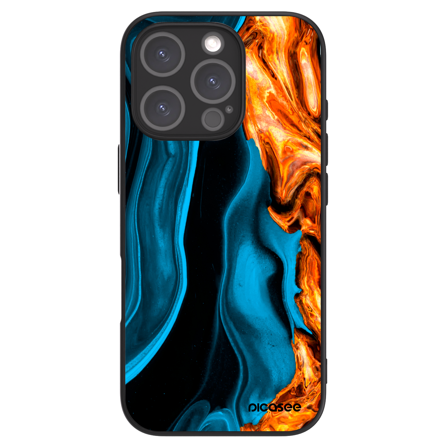 Picasee ULTIMATE CASE za Apple iPhone 16 Pro - Gold blue