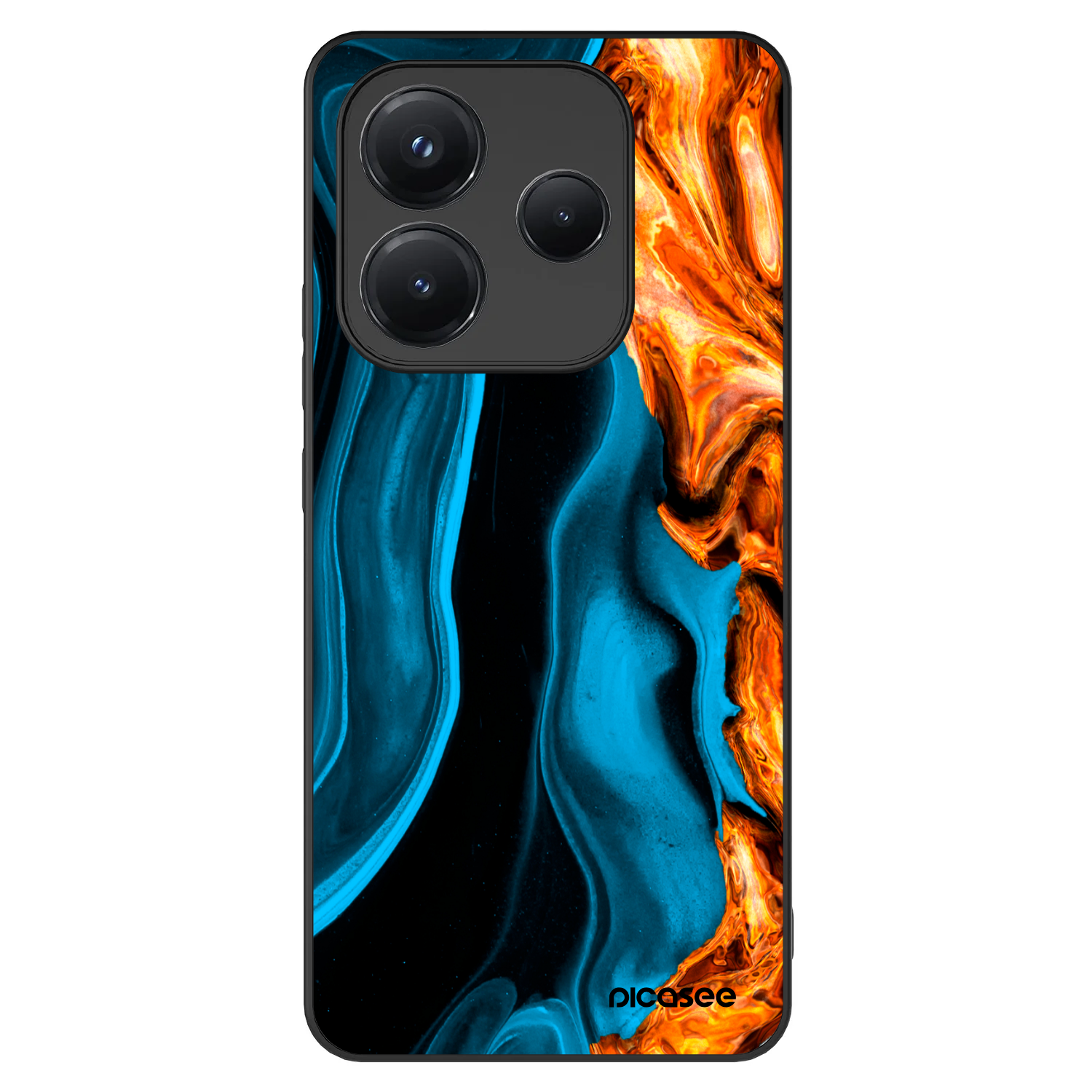 Picasee ULTIMATE CASE za Xiaomi Redmi Note 14 5G - Gold blue
