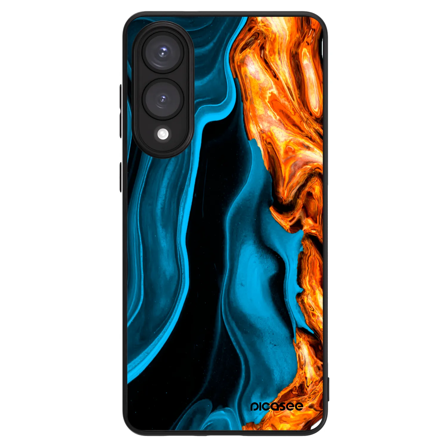 Picasee ULTIMATE CASE za Samsung Galaxy S25 Edge 5G - Gold blue