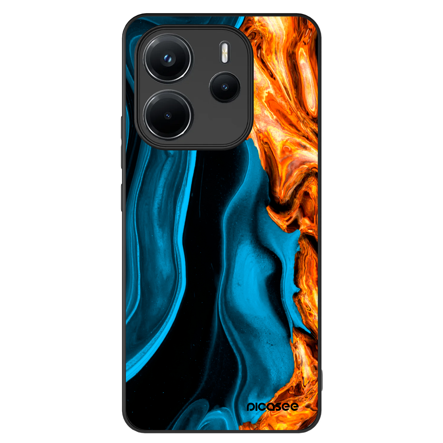 Picasee ULTIMATE CASE za Xiaomi Redmi Note 14 4G - Gold blue