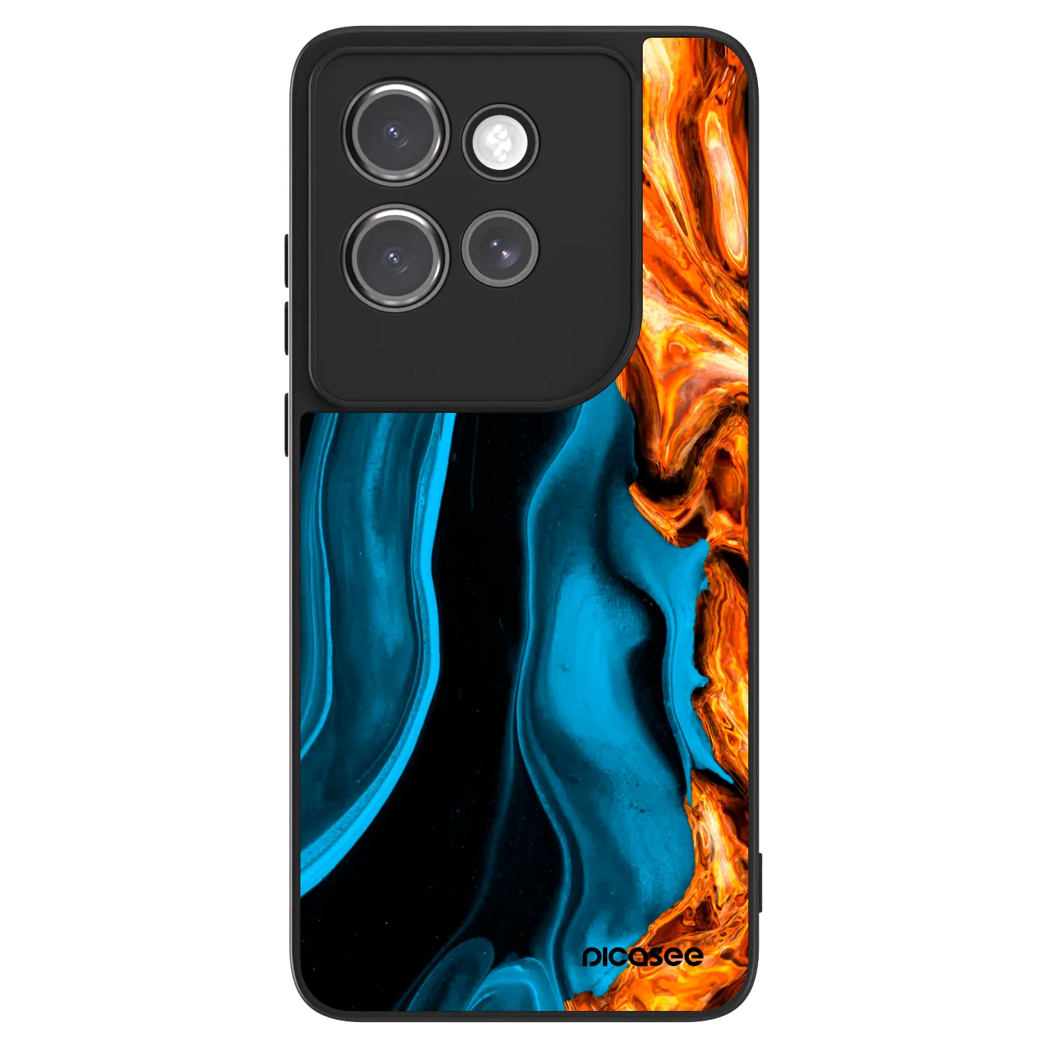 Picasee ULTIMATE CASE za Motorola Edge 50 Neo - Gold blue