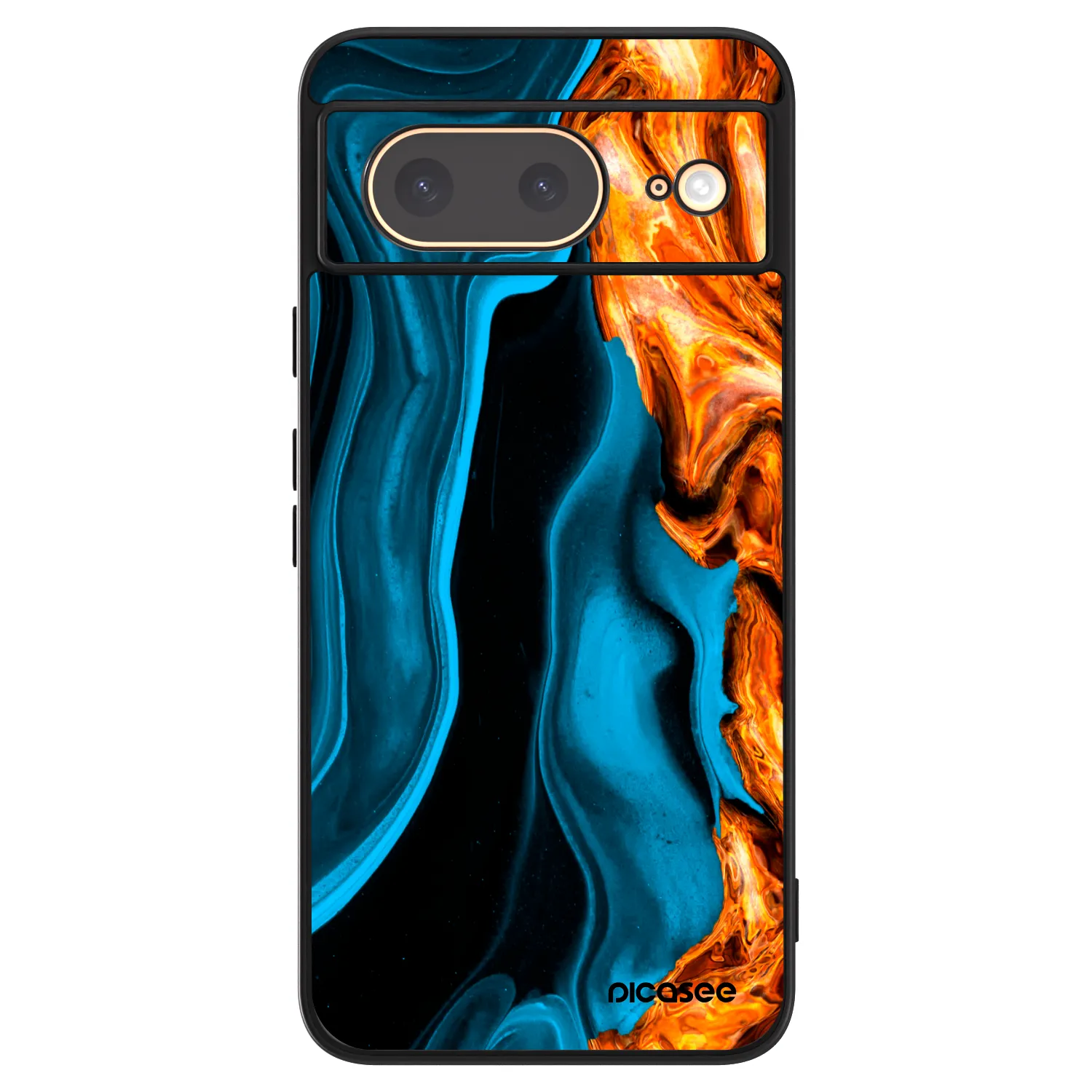Picasee ULTIMATE CASE za Google Pixel 8 - Gold blue