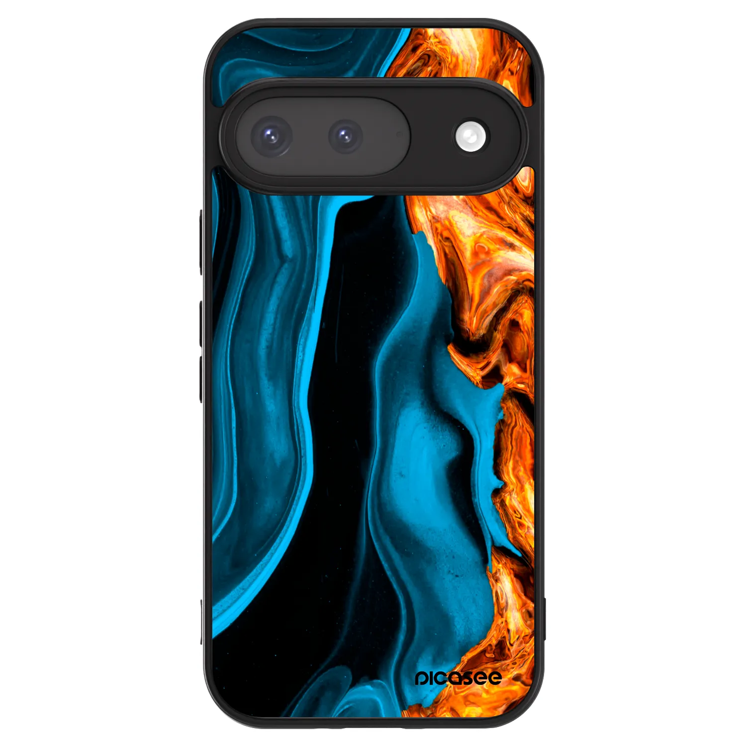 Picasee ULTIMATE CASE za Google Pixel 9 - Gold blue