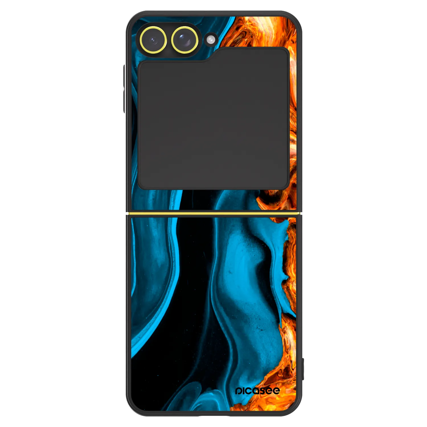 Picasee ULTIMATE CASE za Samsung Galaxy Z Flip6 5G - Gold blue