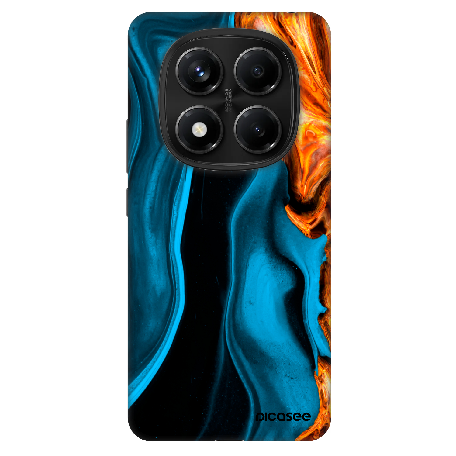 Picasee Fashion Case za Xiaomi Redmi Note 14 Pro 5G - Gold blue
