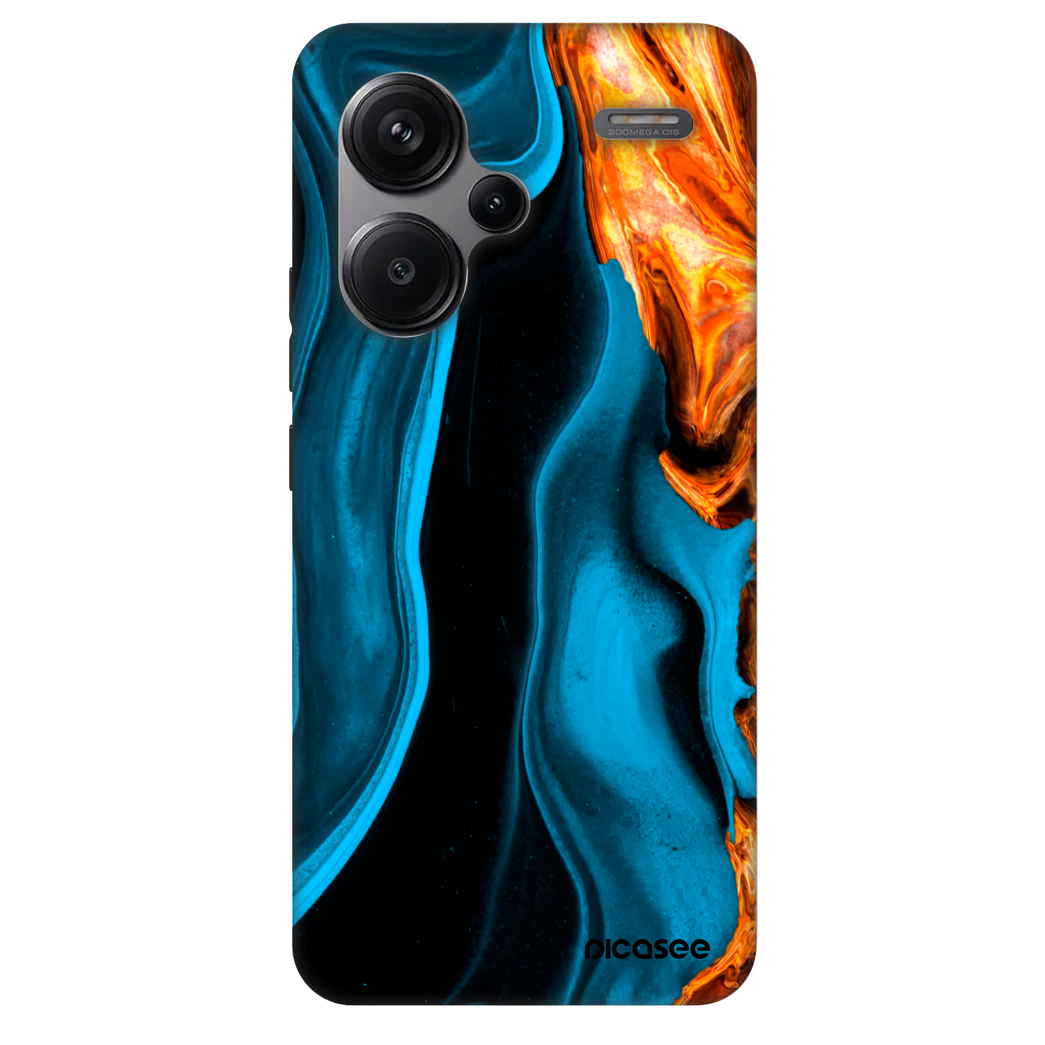 Picasee Fashion Case za Xiaomi Redmi Note 13 Pro+ 5G - Gold blue