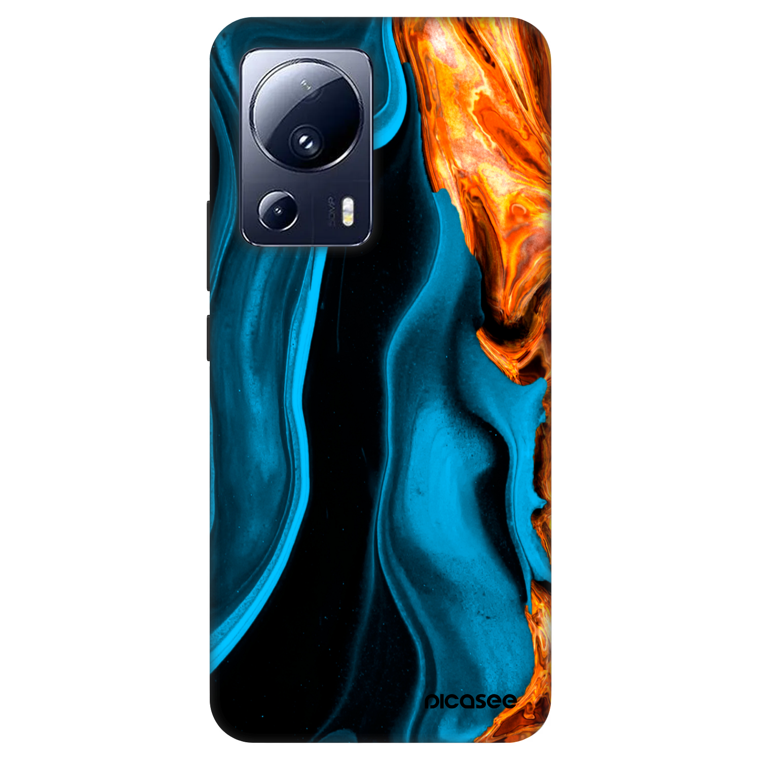 Picasee Fashion Case za Xiaomi 13 Lite - Gold blue