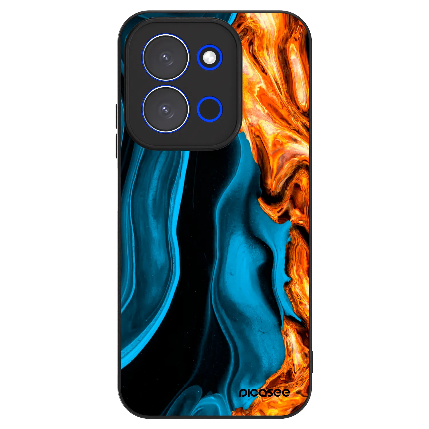 Picasee ULTIMATE CASE za Xiaomi Redmi 15C 4G - Gold blue