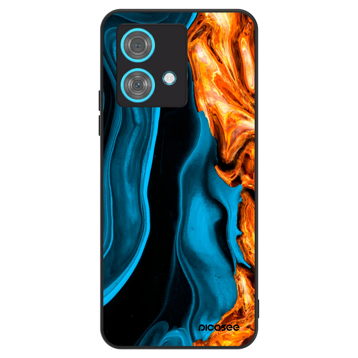 Picasee ULTIMATE CASE za Motorola Edge 40 Neo - Gold blue