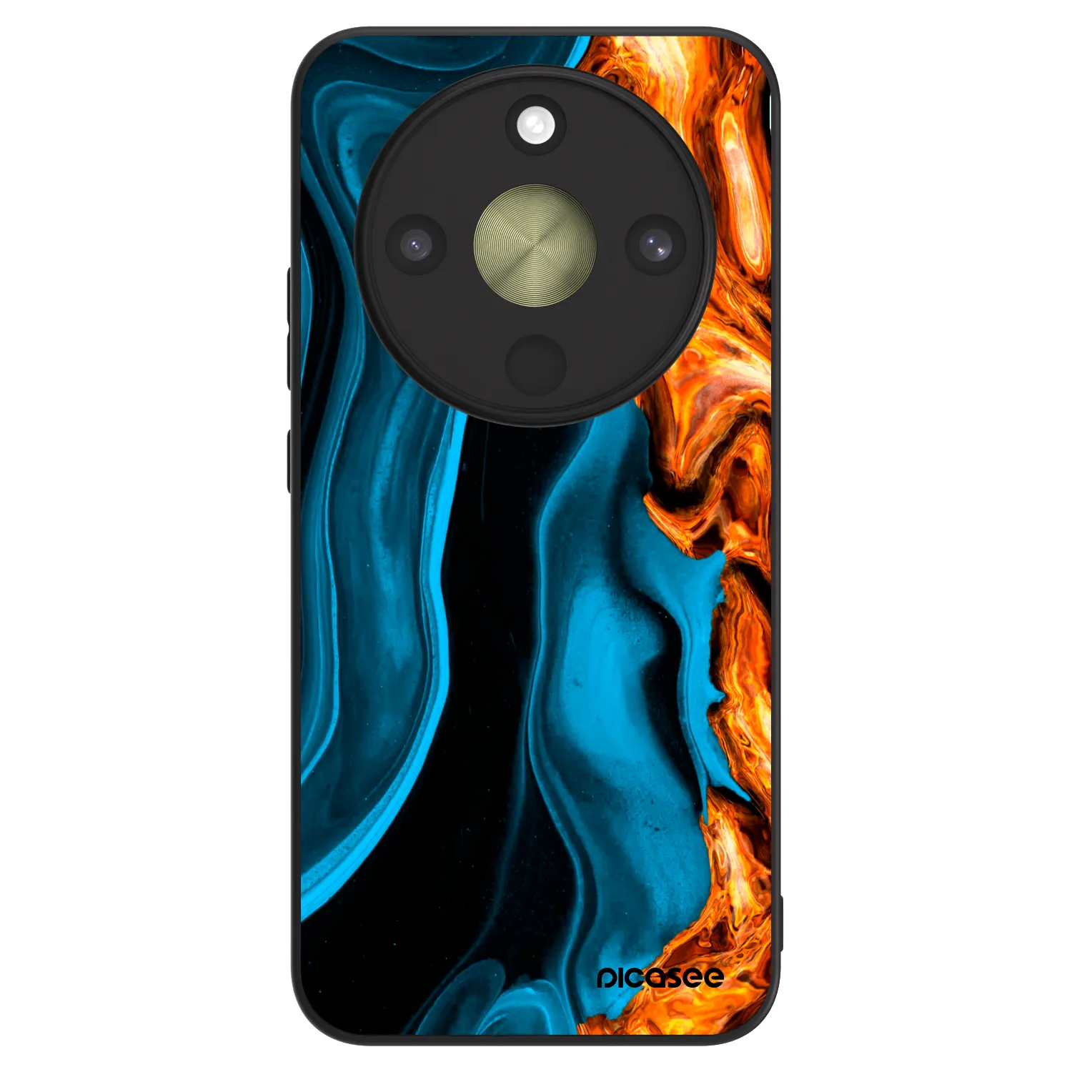 Picasee ULTIMATE CASE za Honor Magic8 Lite 5G - Gold blue